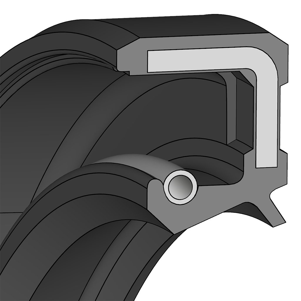 Design sketch Radial-Wellendichtungen