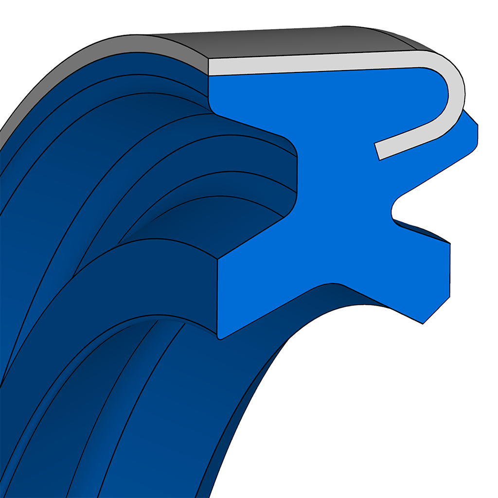 DMRW | 101,60 X 127,00 X 13,9 mm | 4.000 X 5.000 X 0.550 in | 92 AU 9250 | DISOGRIN DMRW DOUBLE LIP ROD WIPER