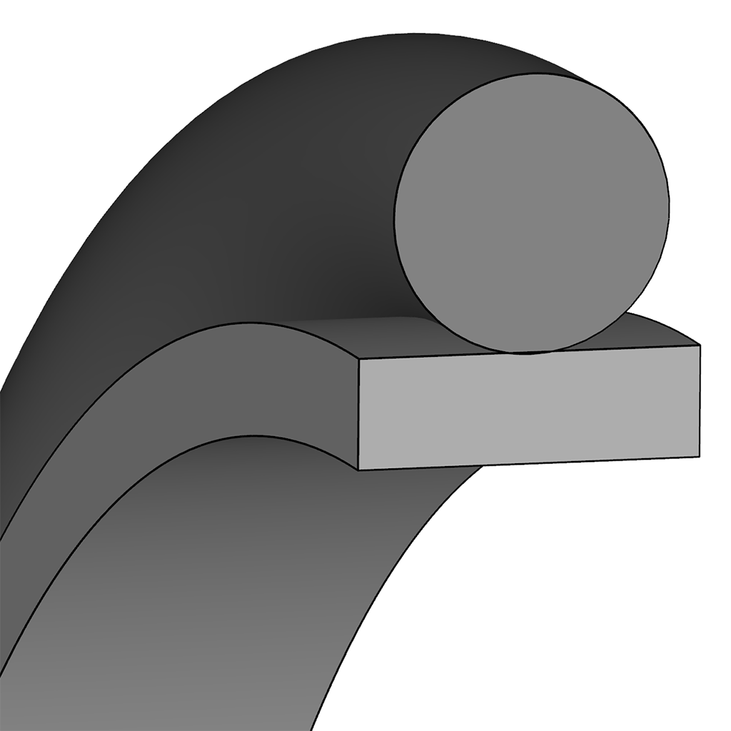 DICHTOMATIK Rod Seal SPOR06 | 70,00 X 81,70 X 6,00 / mm | PTFE PT00E705