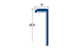 Andere - EVT V4 4890 AU METALL - 85 AU 21701 - 0x80x0x158x0 - Composite part (FM/V4) - Freudenberg - 49077899 - Verpackungseinheit 1 measurement