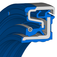 Design sketch Guarnizione della cassetta Simmerring® CASS T2