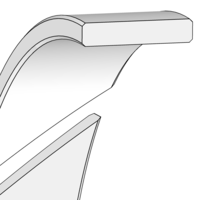 Design sketch Anello di guida per pistone FRK