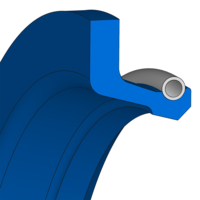 Design sketch Guarnizione con molla H MF