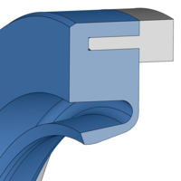 Design sketch Tenuta radial dell'albero Radiamatic HTS II Tipo 9535