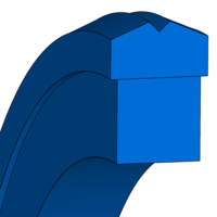 Design sketch Guarnizione pistone M-SEAL