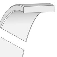 Design sketch Anello di guida per stelo RWR-PR30