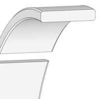 Design sketch Anello di guida per stelo RWR-PREC