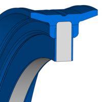 Design sketch Pistone completo TDUOP AIR