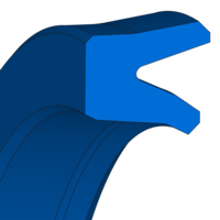 Design sketch Guarnizione a labbro Merkel® TM20