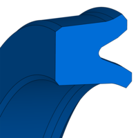 Design sketch Guarnizione a labbro Merkel® TM21