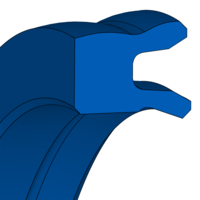 Design sketch Guarnizione a labbro Merkel® TMP21