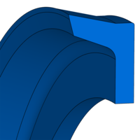Design sketch Guarnizione senza molla T OF