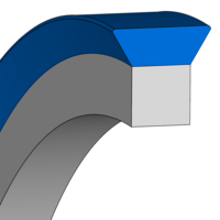 Design sketch Anello di tenuta USIT A