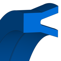 U-ring AU N | 0012,00-049 | 12,00 X 22,00 X 5,00 / 5,00 mm | 94 AU 925