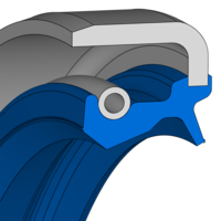 Design sketch Tenuta radiale dell'albero Simmerring® B1SL