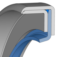 Design sketch Tenuta radiale dell'albero Simmerring® B2PT