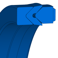 Design sketch Chevron type seal set Merkel® EKV