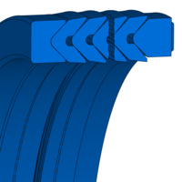 Merkel® Tenuta a pacco ES | 45,00 X 65,00 X 27,50 / 10,00 mm | BI-NBR B4B246