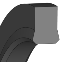 Design sketch Flange seal FLAN89
