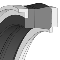 Design sketch Piston seal KNA16