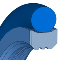 Design sketch Guarnizioni girevole Merkel® Rotomatic M15