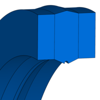 Design sketch Guarnizioni girevole Merkel® Rotomatic M17