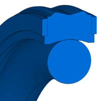 Design sketch Piston seal OMK-PU