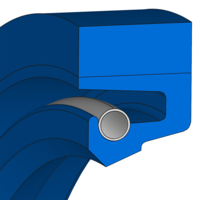 Design sketch Radial shaft seal Merkel® Radiamatic R35
