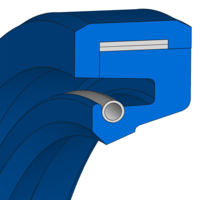 Design sketch Radial shaft seal Merkel® Radiamatic RS85 (dimension variant RASH0185)