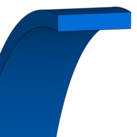 Design sketch Rod guide ring Merkel® SB
