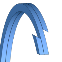 Design sketch Back-up ring SPR