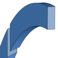 Design sketch Back-up ring SRA