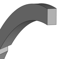 Design sketch Back-up ring STR