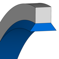 Design sketch Bonded seal USIT I