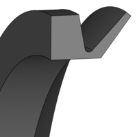 DICHTOMATIK V-Ring VA 4 | 60 NBR NB603412 Black | Ø 3,5-4,5 mm