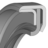Design sketch Radial shaft seal WCP